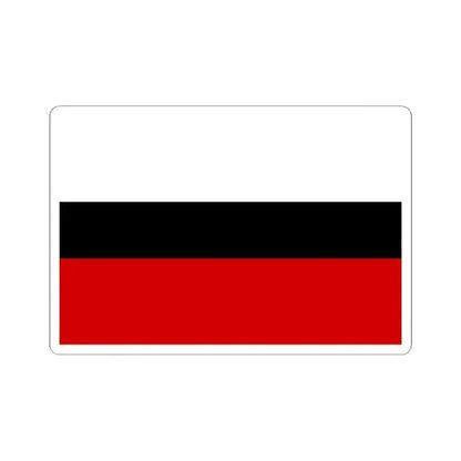 Bredene vlag (Belgium) STICKER Vinyl Kiss-Cut Decal 3 Inch White - The Sticker Space