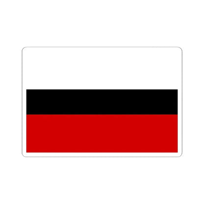 Bredene vlag (Belgium) STICKER Vinyl Kiss-Cut Decal 6 Inch White - The Sticker Space