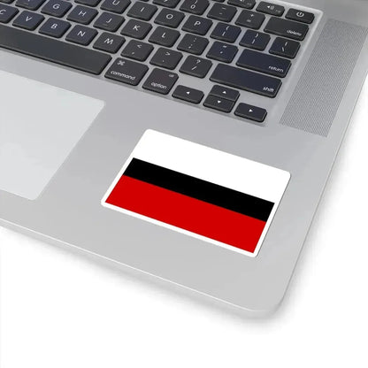 Bredene vlag (Belgium) STICKER Vinyl Kiss-Cut Decal - The Sticker Space