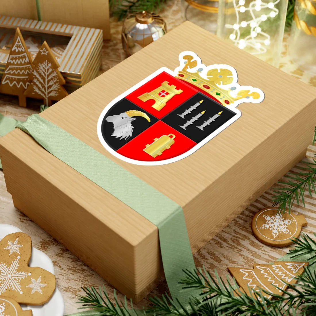 Brederwiede wapen (Netherlands) (Coat of Arms) STICKER Vinyl Kiss-Cut Decal - The Sticker Space