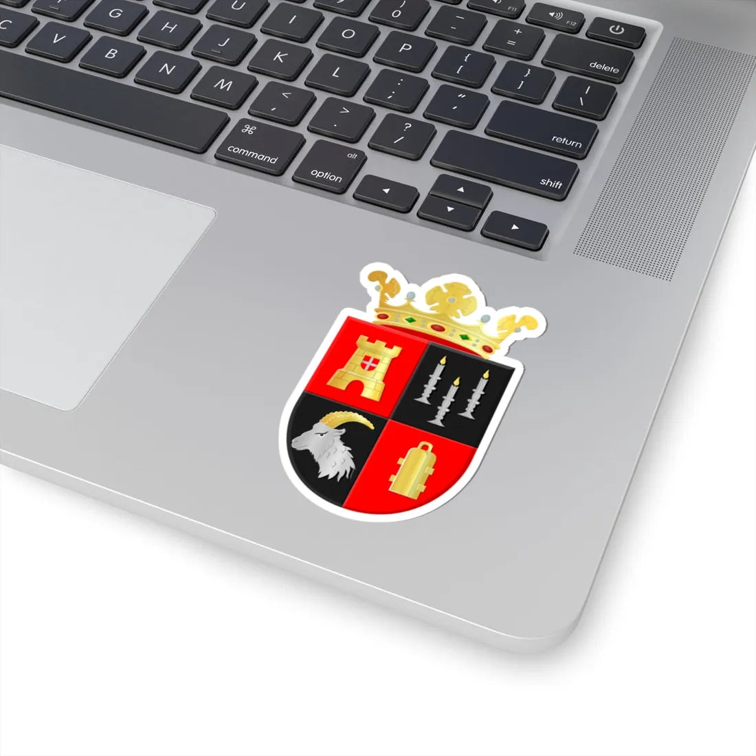 Brederwiede wapen (Netherlands) (Coat of Arms) STICKER Vinyl Kiss-Cut Decal - The Sticker Space
