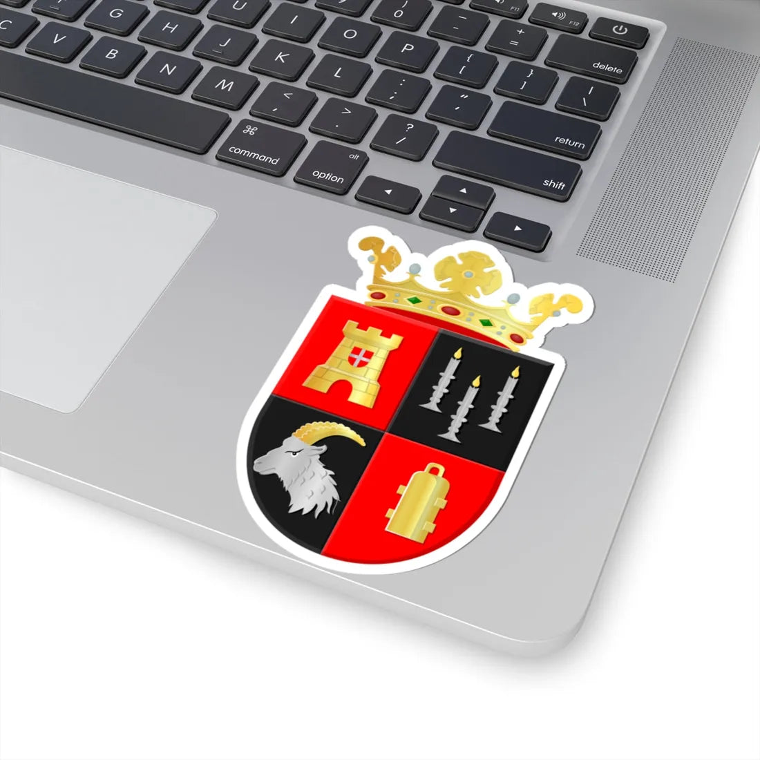 Brederwiede wapen (Netherlands) (Coat of Arms) STICKER Vinyl Kiss-Cut Decal - The Sticker Space