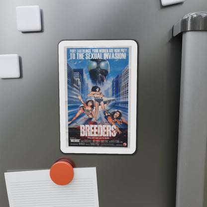 BREEDERS (RETRO) 1986 Movie Poster - Die-Cut Magnet-The Sticker Space