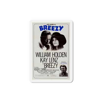 Breezy 1973 Movie Poster Die-Cut Magnet-3 Inch-The Sticker Space