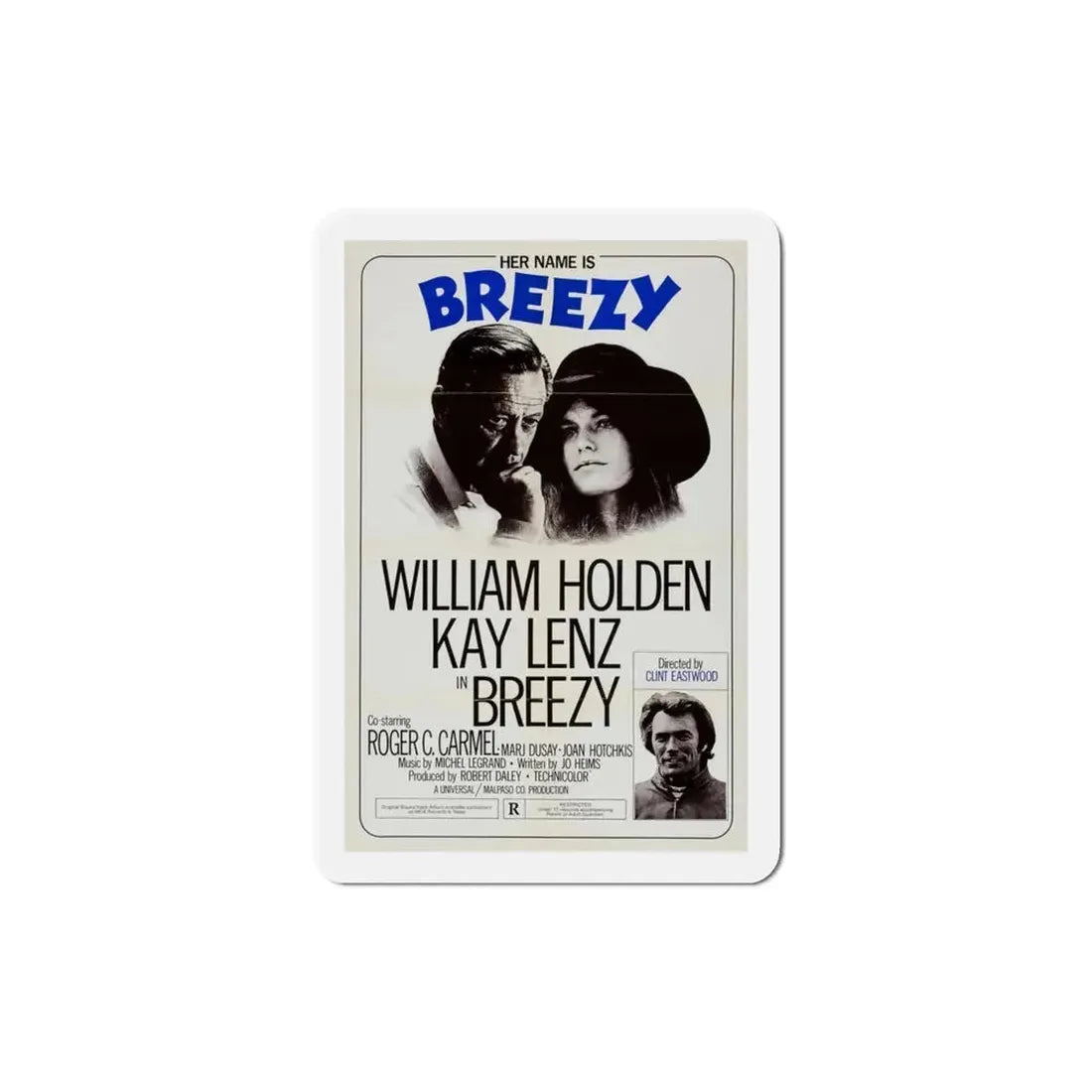 Breezy 1973 Movie Poster Refrigerator Magnet - The Sticker Space