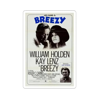 Breezy 1973 Movie Poster STICKER Vinyl Die-Cut Decal 3 Inch - The Sticker Space