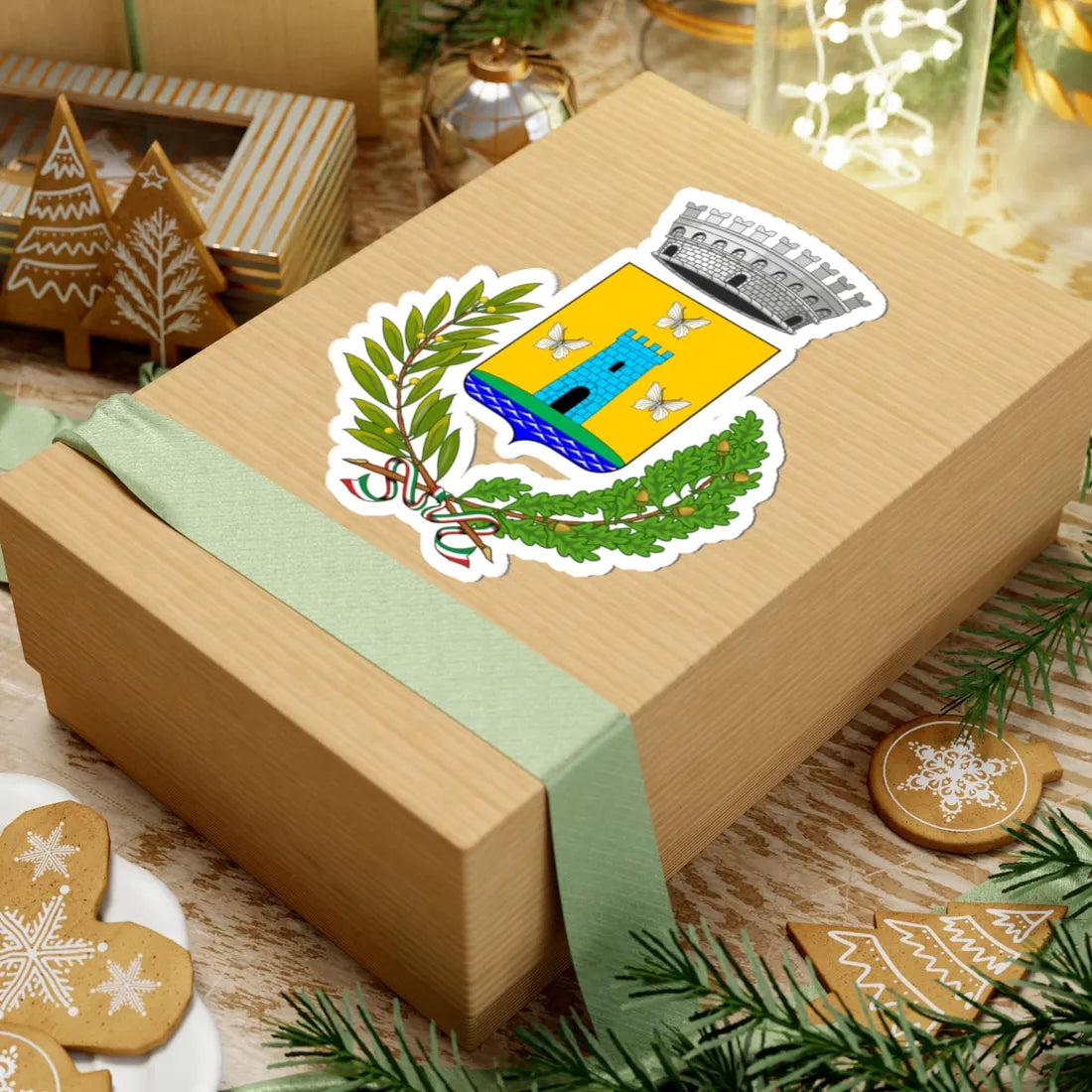 Bregano-Stemma (Italy) (Coat of Arms) STICKER Vinyl Kiss-Cut Decal - The Sticker Space