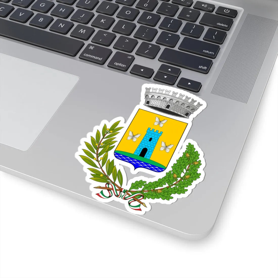 Bregano-Stemma (Italy) (Coat of Arms) STICKER Vinyl Kiss-Cut Decal - The Sticker Space