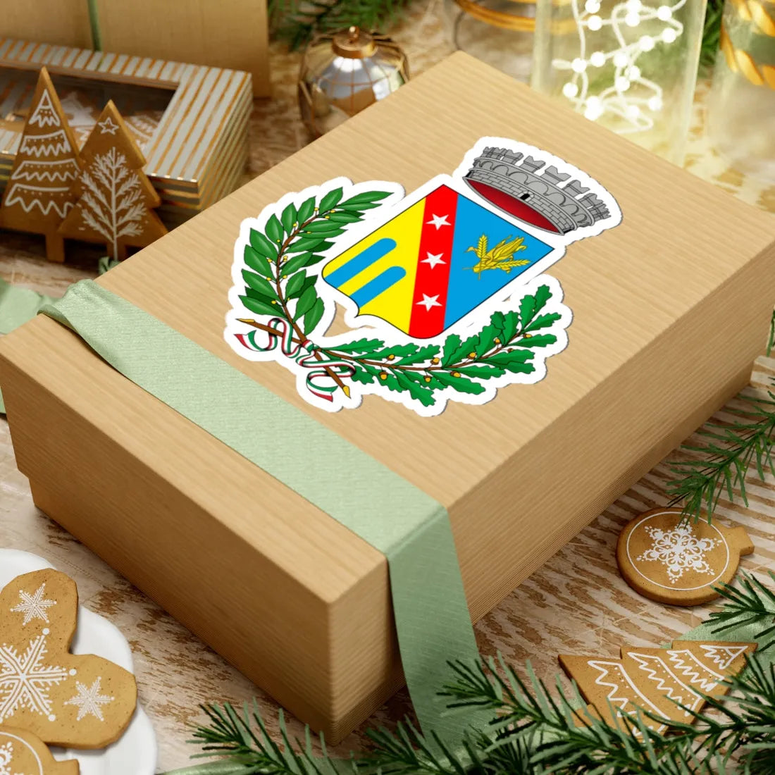 Brembate-Stemma (Italy) (Coat of Arms) STICKER Vinyl Kiss-Cut Decal - The Sticker Space