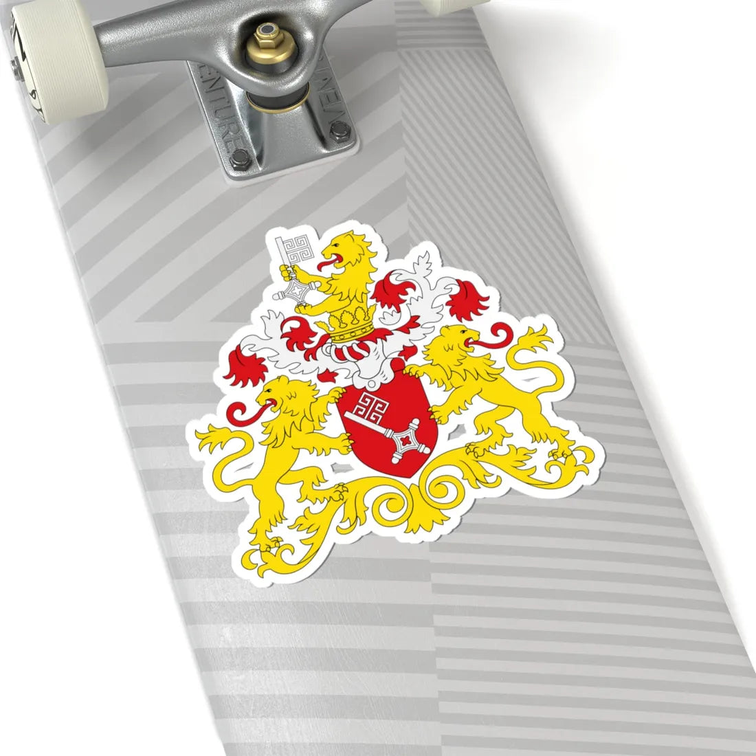 Bremen state flag coat of arms (Germany) (Coat of Arms) STICKER Vinyl Kiss-Cut Decal - The Sticker Space
