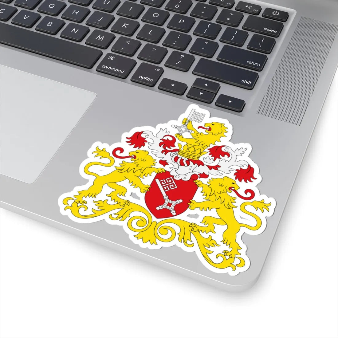 Bremen state flag coat of arms (Germany) (Coat of Arms) STICKER Vinyl Kiss-Cut Decal - The Sticker Space