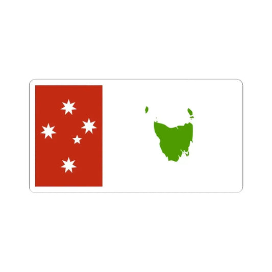 Brendan Jones Proposal for Tasmania (Australia) STICKER Vinyl Kiss-Cut Decal 2 Inch White - The Sticker Space