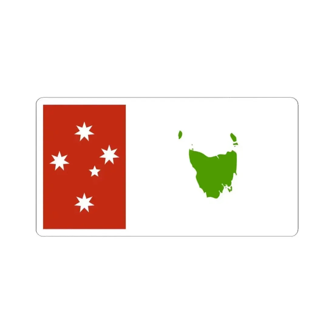 Brendan Jones Proposal for Tasmania (Australia) STICKER Vinyl Kiss-Cut Decal 3 Inch White - The Sticker Space