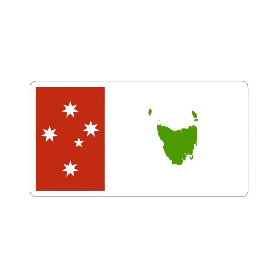 Brendan Jones Proposal for Tasmania (Australia) STICKER Vinyl Kiss-Cut Decal 4 Inch White - The Sticker Space