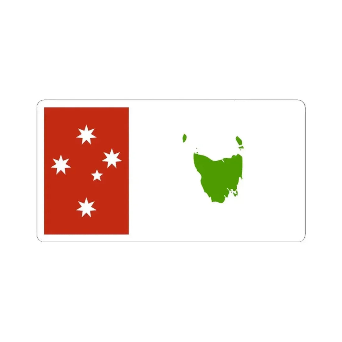 Brendan Jones Proposal for Tasmania (Australia) STICKER Vinyl Kiss-Cut Decal 6 Inch White - The Sticker Space