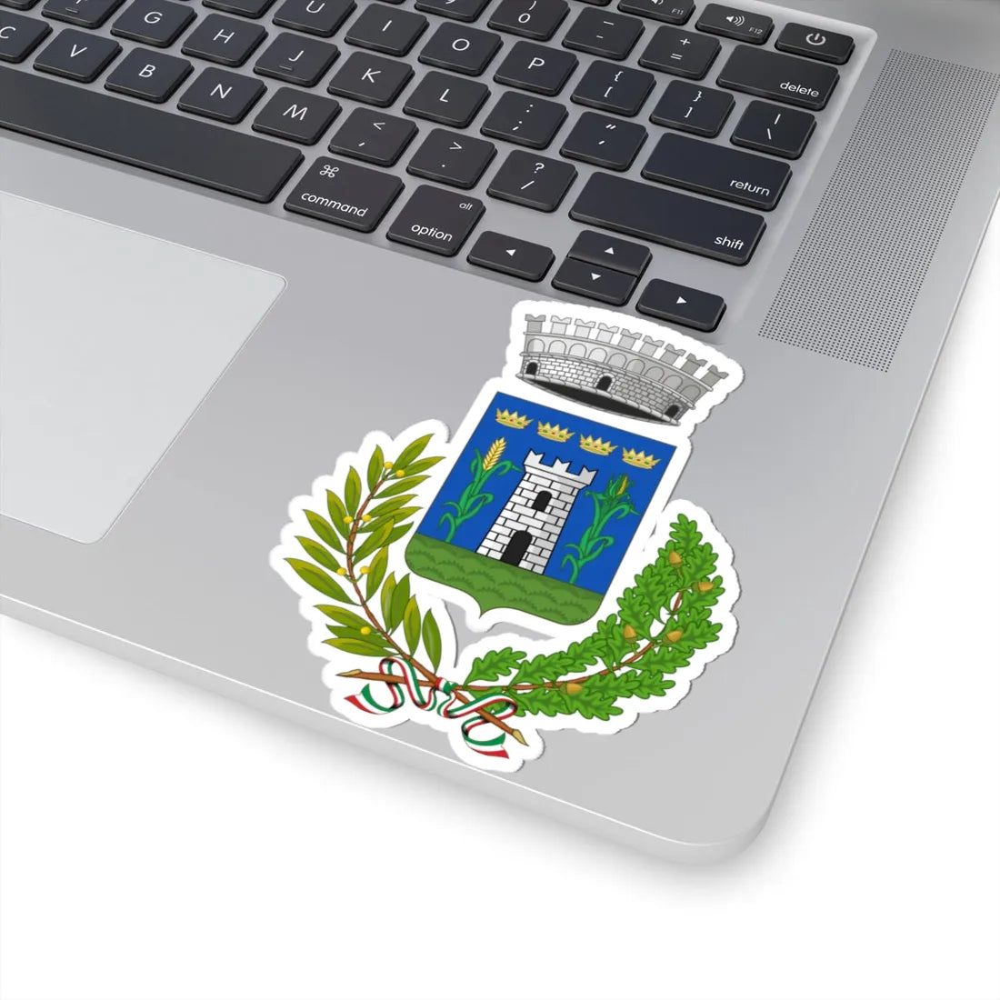 Brenna Italia-Stemma (Italy) (Coat of Arms) STICKER Vinyl Kiss-Cut Decal - The Sticker Space
