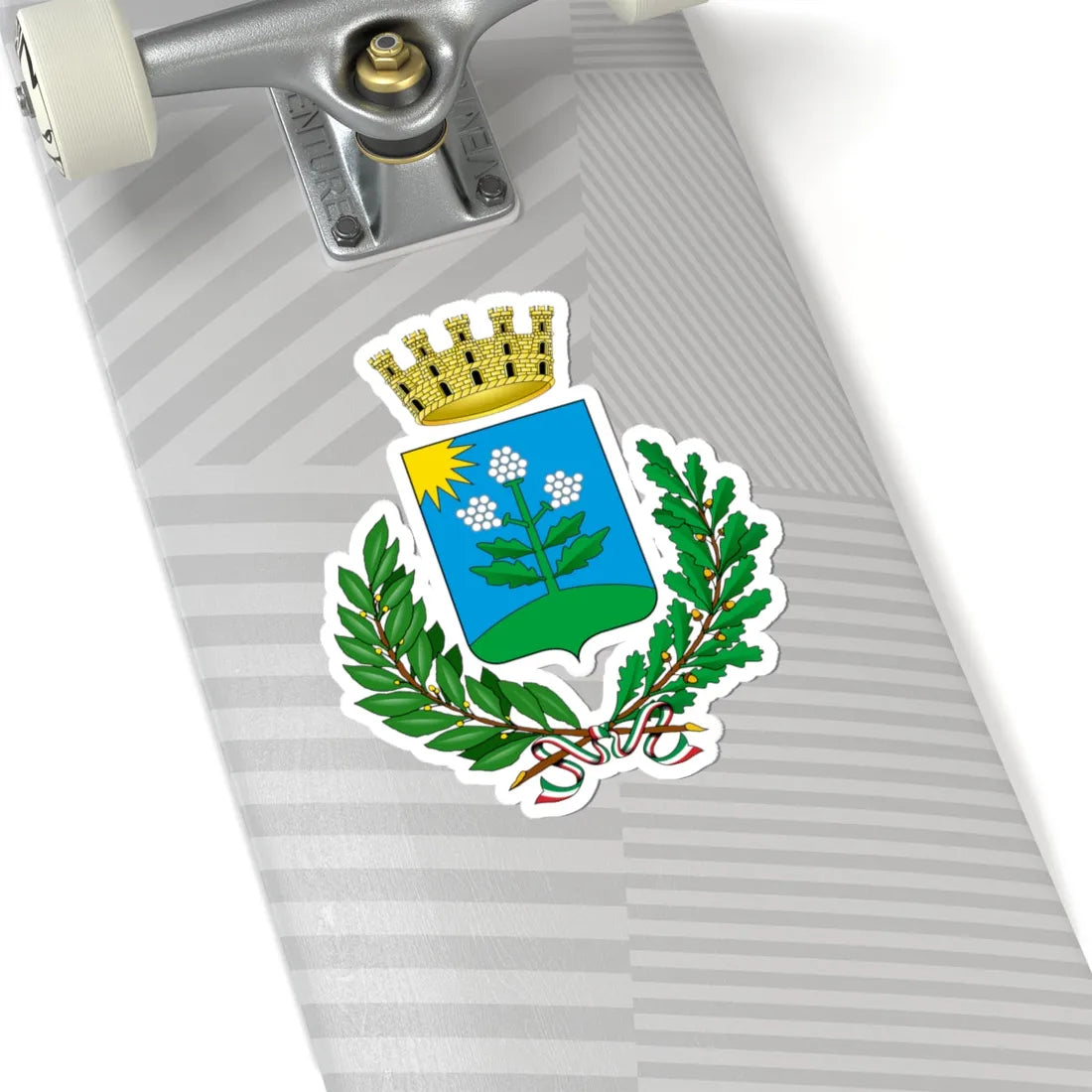 Bresso-Stemma (Italy) (Coat of Arms) STICKER Vinyl Kiss-Cut Decal - The Sticker Space