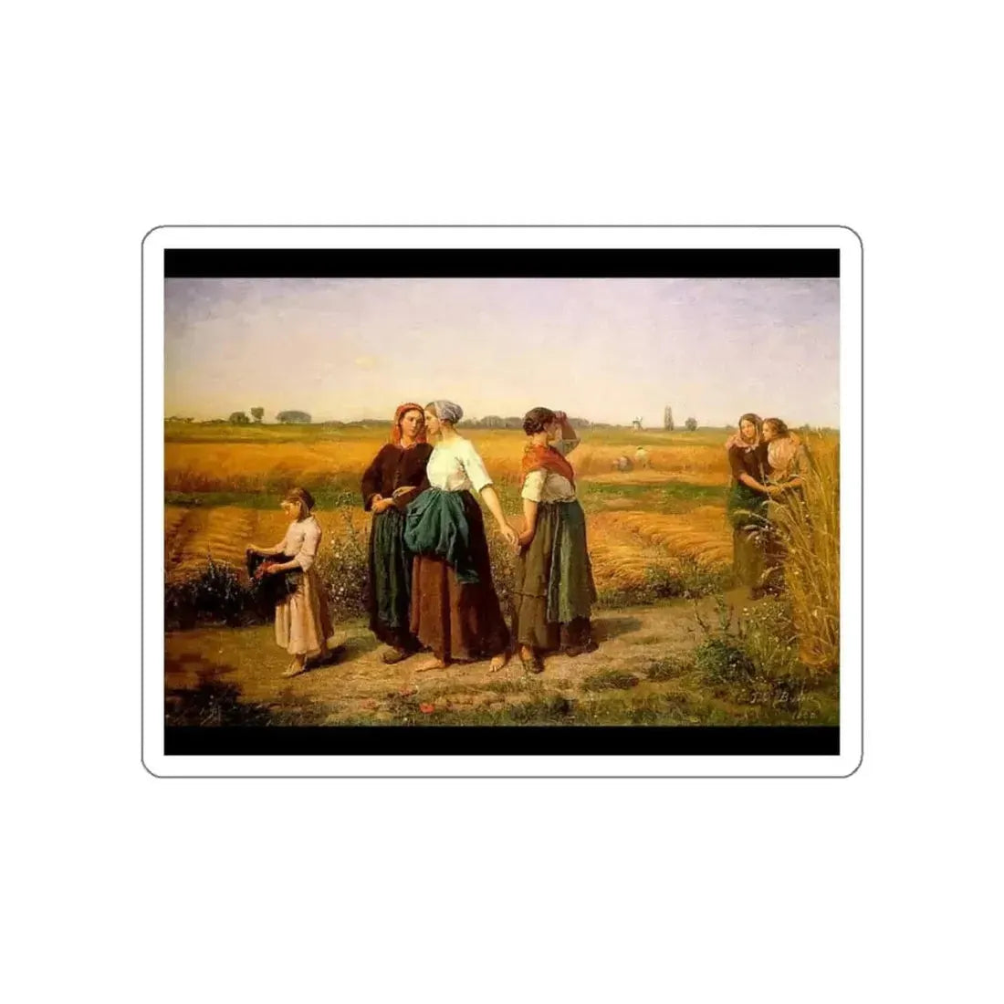 BRETON, Jules - The Reapers (Artwork) STICKER Vinyl Die-Cut Decal - The Sticker Space