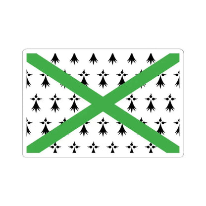 Breton Regionalist Union Flag (Belgium) STICKER Vinyl Kiss-Cut Decal 2 Inch White - The Sticker Space