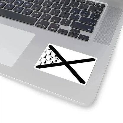 Breton Vexillological Society Flag (Belgium) STICKER Vinyl Kiss-Cut Decal - The Sticker Space