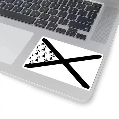 Breton Vexillological Society Flag (Belgium) STICKER Vinyl Kiss-Cut Decal - The Sticker Space