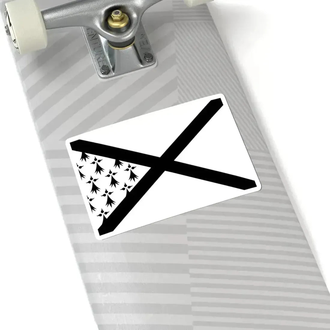 Breton Vexillological Society Flag (Belgium) STICKER Vinyl Kiss-Cut Decal - The Sticker Space