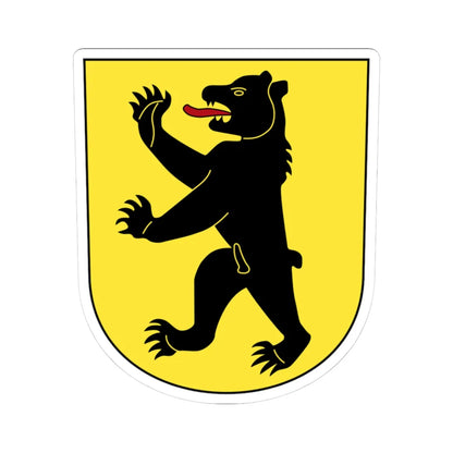 Bäretswil-blazon (Switzerland) (Coat of Arms) STICKER Vinyl Kiss-Cut Decal 3 Inch White - The Sticker Space