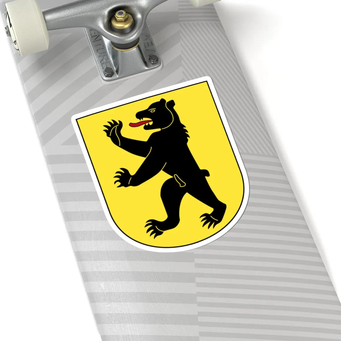 Bäretswil-blazon (Switzerland) (Coat of Arms) STICKER Vinyl Kiss-Cut Decal - The Sticker Space