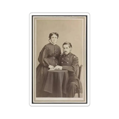 Brevet Brigadier General Charles Folsom Walcott of Co. B (U.S. Civil War) STICKER Vinyl Kiss-Cut Decal 3 Inch White - The Sticker Space