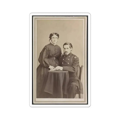 Brevet Brigadier General Charles Folsom Walcott of Co. B (U.S. Civil War) STICKER Vinyl Kiss-Cut Decal 6 Inch White - The Sticker Space