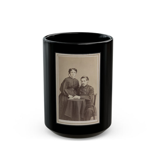 Brevet Brigadier General Charles Folsom Walcott Of Co. B (U.S. Civil War) Black Coffee Mug