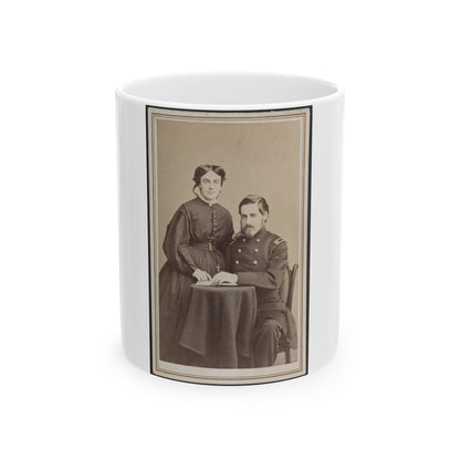 Brevet Brigadier General Charles Folsom Walcott Of Co. B (U.S. Civil War) White Coffee Mug