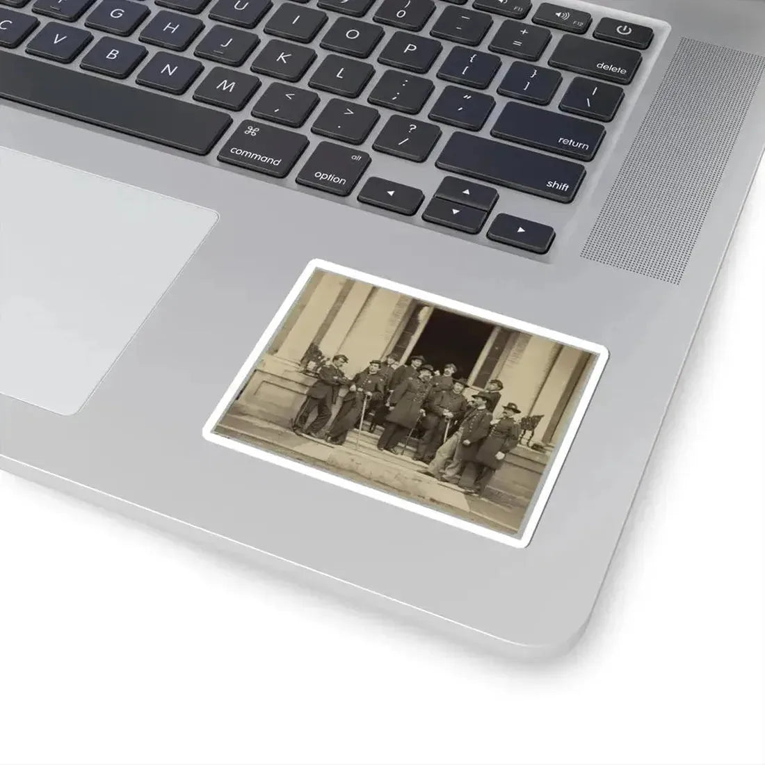 Brevet Major General Chas. Devens and Staff, Richmond, Va., April 1865 (U.S. Civil War) STICKER Vinyl Kiss-Cut Decal - The Sticker Space