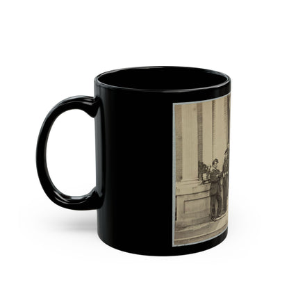 Brevet Major General Chas. Devens And Staff, Richmond, Va., April 1865 (U.S. Civil War) Black Coffee Mug