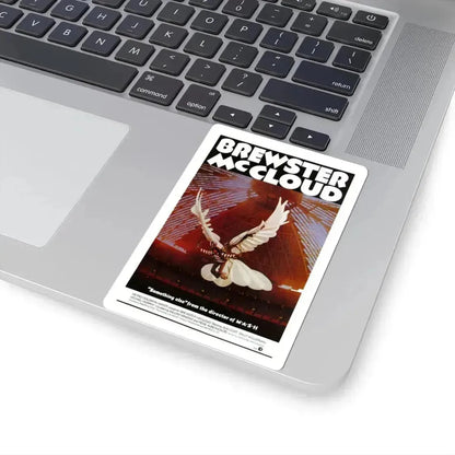 Brewster McCloud 1970 Movie Poster - STICKER Vinyl Kiss-Cut Decal - The Sticker Space