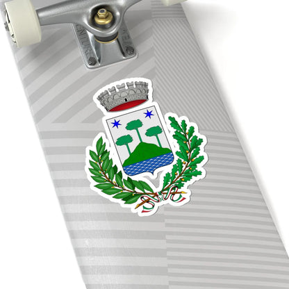 Brezzo di Bedero-Stemma (Italy) (Coat of Arms) STICKER Vinyl Kiss-Cut Decal - The Sticker Space