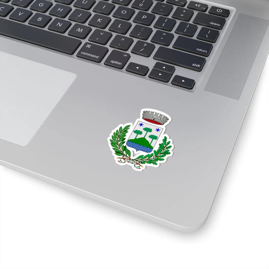 Brezzo di Bedero-Stemma (Italy) (Coat of Arms) STICKER Vinyl Kiss-Cut Decal - The Sticker Space