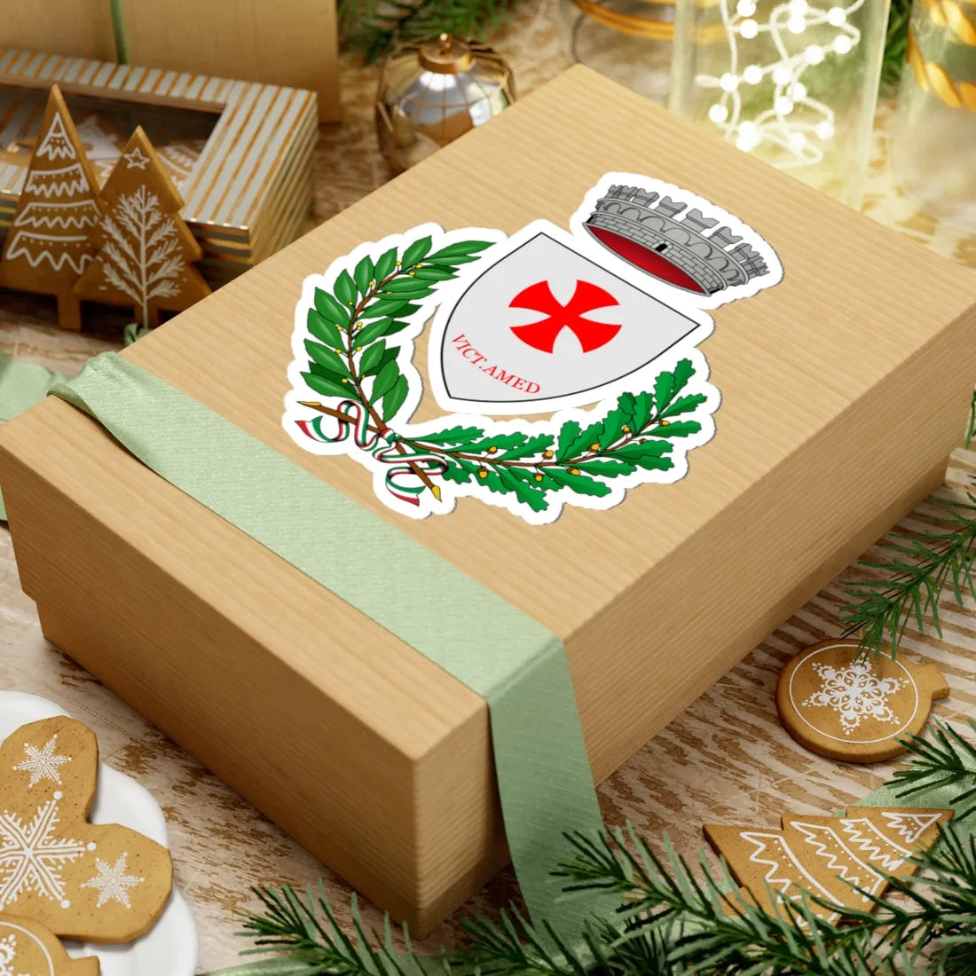 Briaglia-Stemma (Italy) (Coat of Arms) STICKER Vinyl Kiss-Cut Decal - The Sticker Space