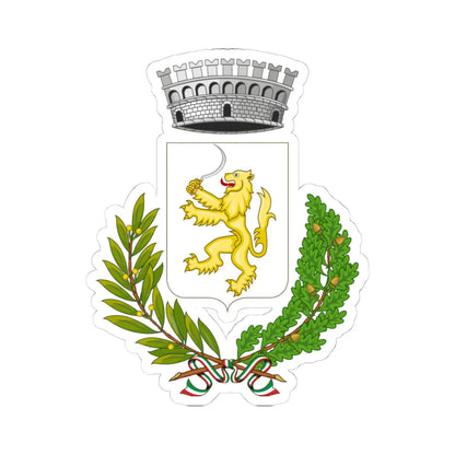 Bricherasio-Stemma (Italy) (Coat of Arms) STICKER Vinyl Kiss-Cut Decal 4 Inch White - The Sticker Space