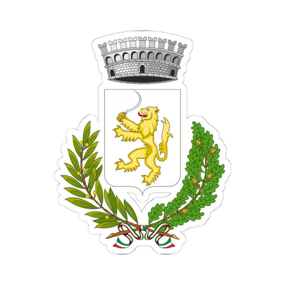 Bricherasio-Stemma (Italy) (Coat of Arms) STICKER Vinyl Kiss-Cut Decal 6 Inch White - The Sticker Space