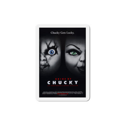 Bride of Chucky 1998 Movie Poster Die-Cut Magnet-4" x 4"-The Sticker Space