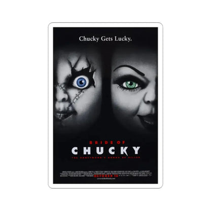 Bride of Chucky 1998 Movie Poster STICKER Vinyl Die-Cut Decal 2 Inch - The Sticker Space