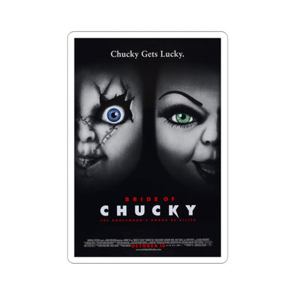 Bride of Chucky 1998 Movie Poster STICKER Vinyl Die-Cut Decal-3 Inch-The Sticker Space