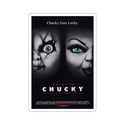 Bride of Chucky 1998 Movie Poster STICKER Vinyl Die-Cut Decal-5 Inch-The Sticker Space