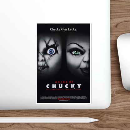 Bride of Chucky 1998 Movie Poster STICKER Vinyl Die-Cut Decal-The Sticker Space