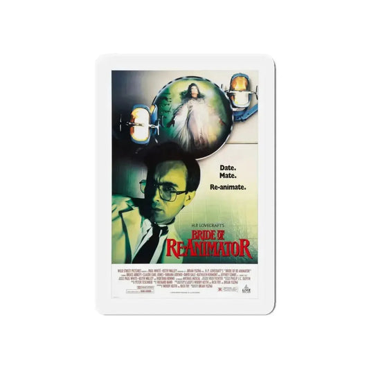 BRIDE OF RE-ANIMATOR 1990 Movie Poster - Refrigerator Magnet 6 Inch - The Sticker Space