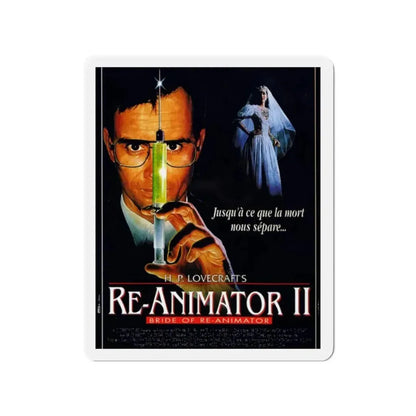 BRIDE OF RE-ANIMATOR (FRENCH) 1990 Movie Poster - Refrigerator Magnet - The Sticker Space