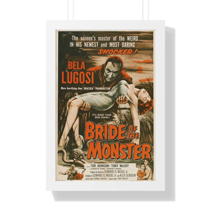 BRIDE OF THE MONSTER 1955 - Framed Movie Poster-16″ x 24″-The Sticker Space