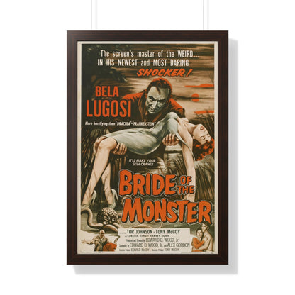 BRIDE OF THE MONSTER 1955 - Framed Movie Poster-20" x 30"-The Sticker Space