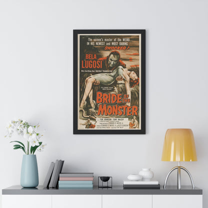 BRIDE OF THE MONSTER 1955 - Framed Movie Poster-The Sticker Space